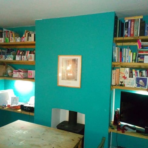 Bespoke Alcove Desks and Shelves